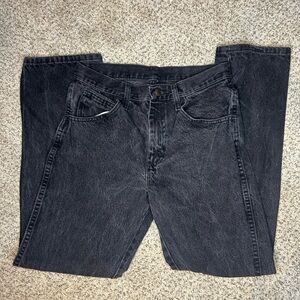 Rustler Men's Relaxed Black Jeans